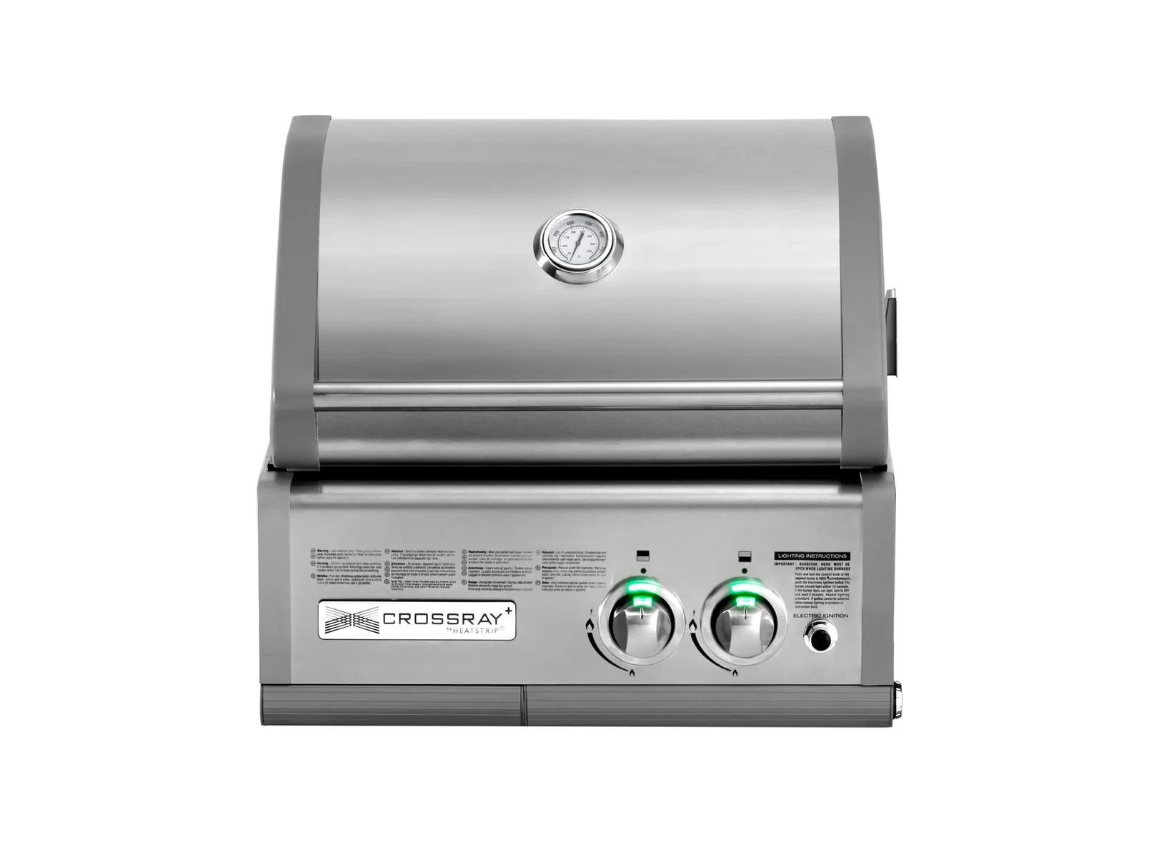 Heatstrip | Crossray 2 Built In BBQ | 2 Burner | 30 MB Heatstrip | Crossray 2 Built In BBQ | 2 Burner | 30 MB