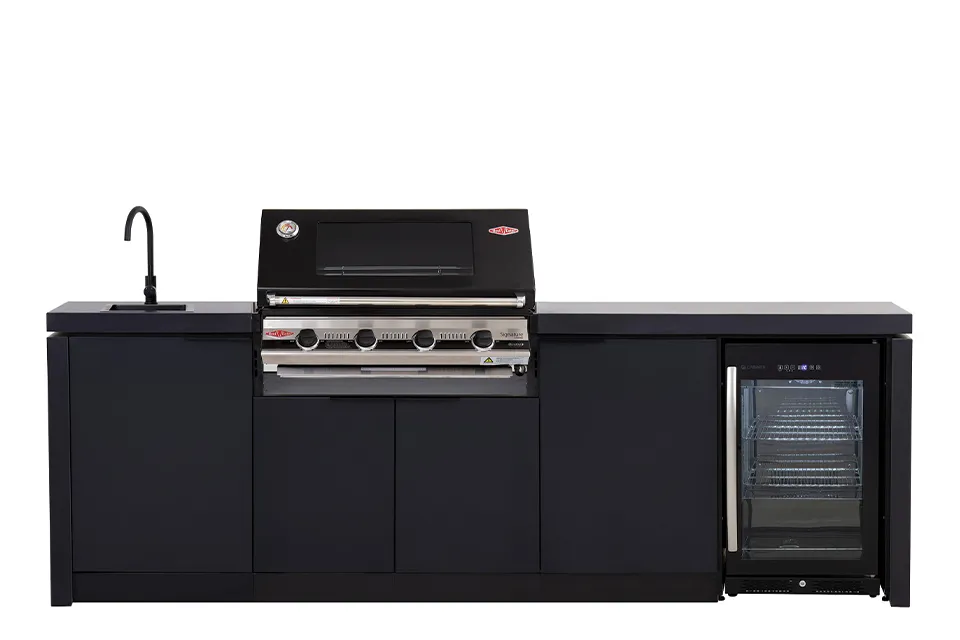 Beefeater | Buitenkeuken module Cabinex voor Signature 4-burner Standard Pack c/w 3000E Series BBQ & Beefeater | Buitenkeuken module Cabinex voor Signature 4-burner Standard Pack c/w 3000E Series BBQ &