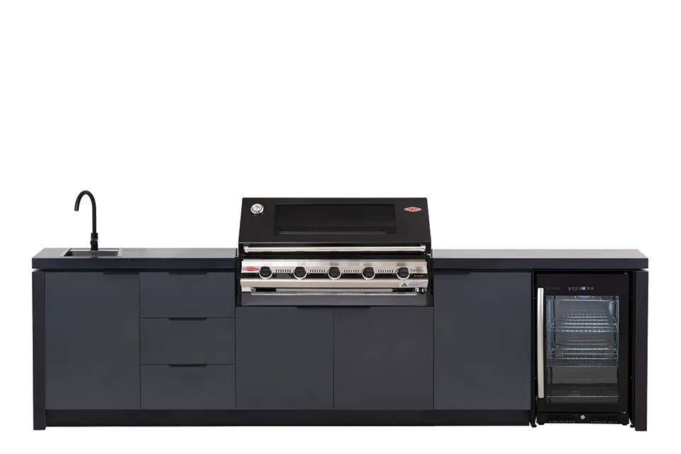 Beefeater | Buitenkeuken module Cabinex voor Signature 5-burner Premium Pack c/w 3000E Series BBQ & Beefeater | Buitenkeuken module Cabinex voor Signature 5-burner Premium Pack c/w 3000E Series BBQ &