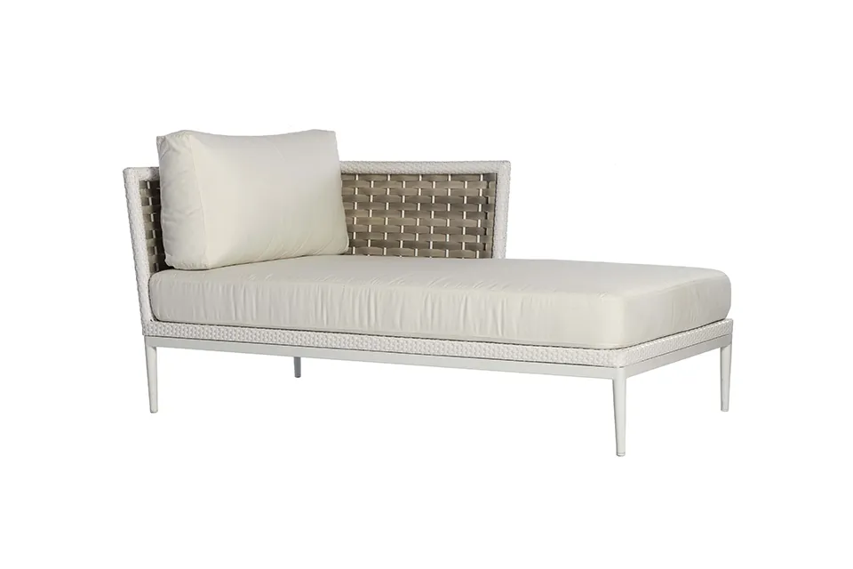 Chaise Longue Links Casablanca - Asgrijs - Artie