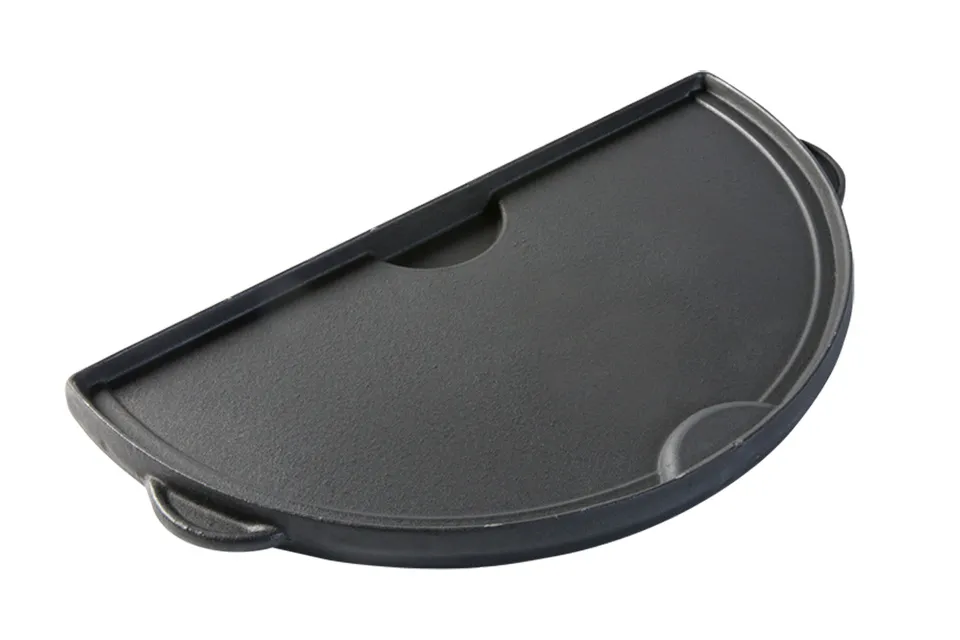 Big Green Egg | Half Moon Cast Iron Griddle | 2XL, XL