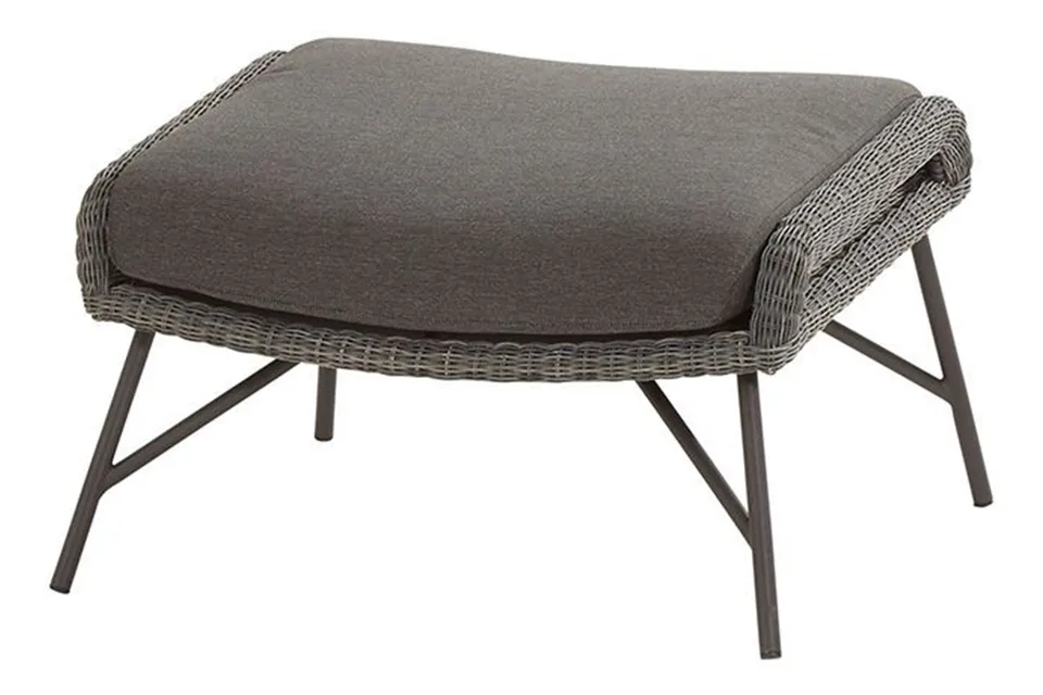 4 Seasons Outdoor | Voetenbank Samoa | Charcoal 4 Seasons Outdoor | Voetenbank Samoa | Charcoal