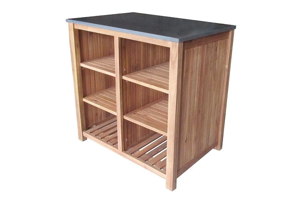 Fonteyn | BBQ Module | Vakkenkast 92 | Teak Look