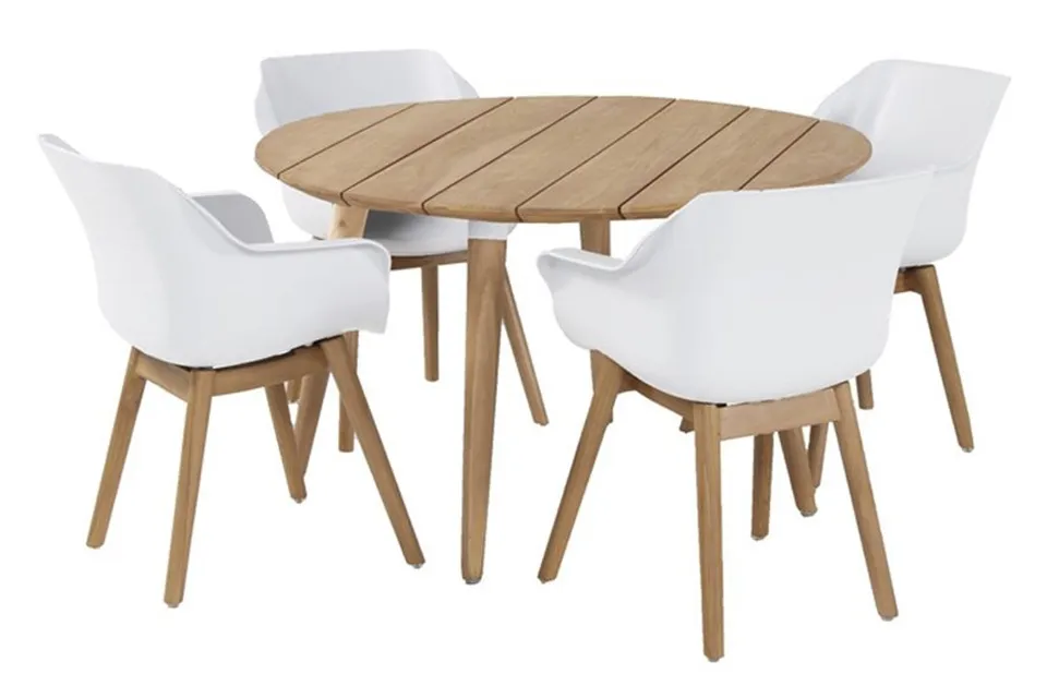 Allerlei soorten Preventie verloving Hartman | Tuinset Sophie | Wit Teak