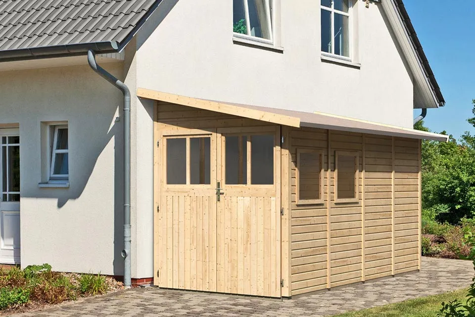 Karibu Aanbouw Wandlitz 4 Onbehandeld