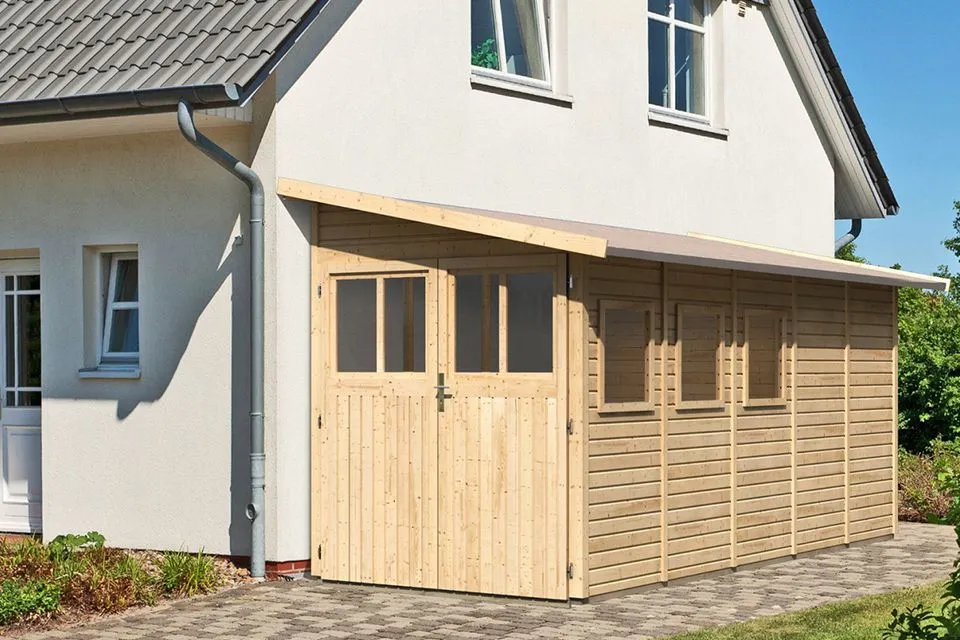 Karibu Aanbouw Wandlitz 5 Onbehandeld