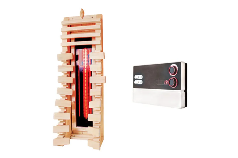 Karibu | Ergonomische Rugleuning met Vitamy Straler | Set A (1x 350 Watt Straler)