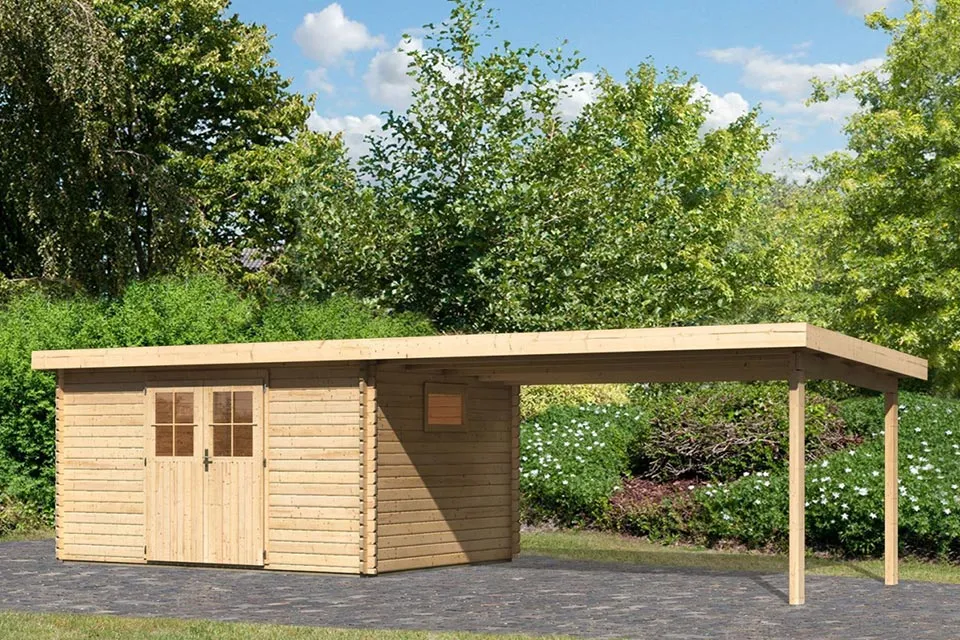 hervorming Klusjesman politicus Karibu | Tuinhuis Torgau 5 met Overkapping 4,4