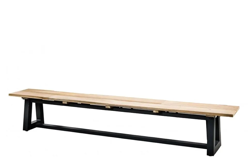 SUNS | Tuinbank Ovada 220 x 40 cm | Matt Royal Grey