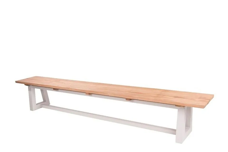 SUNS | Tuinbank Ovada 280 x 40 cm | Matt White