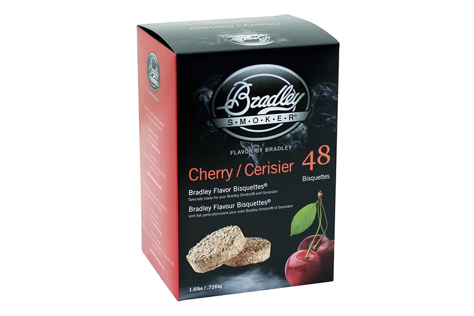Bradley Smoker | Bisquettes Kersen | 48 Stuks Bradley Smoker | Bisquettes Kersen | 48 Stuks