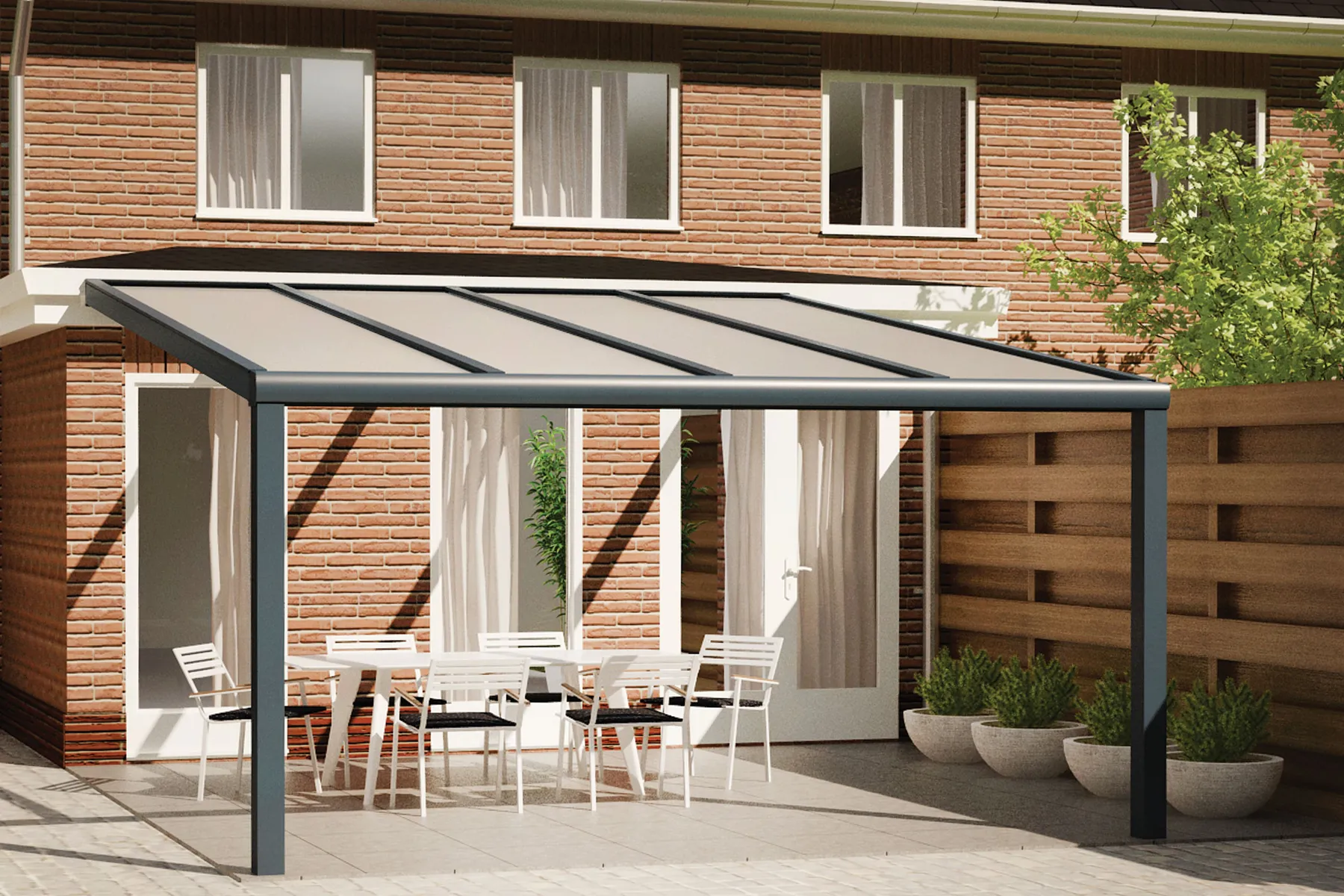 Fonteyn Solar Veranda Comfortline 406 x 400 RAL7016