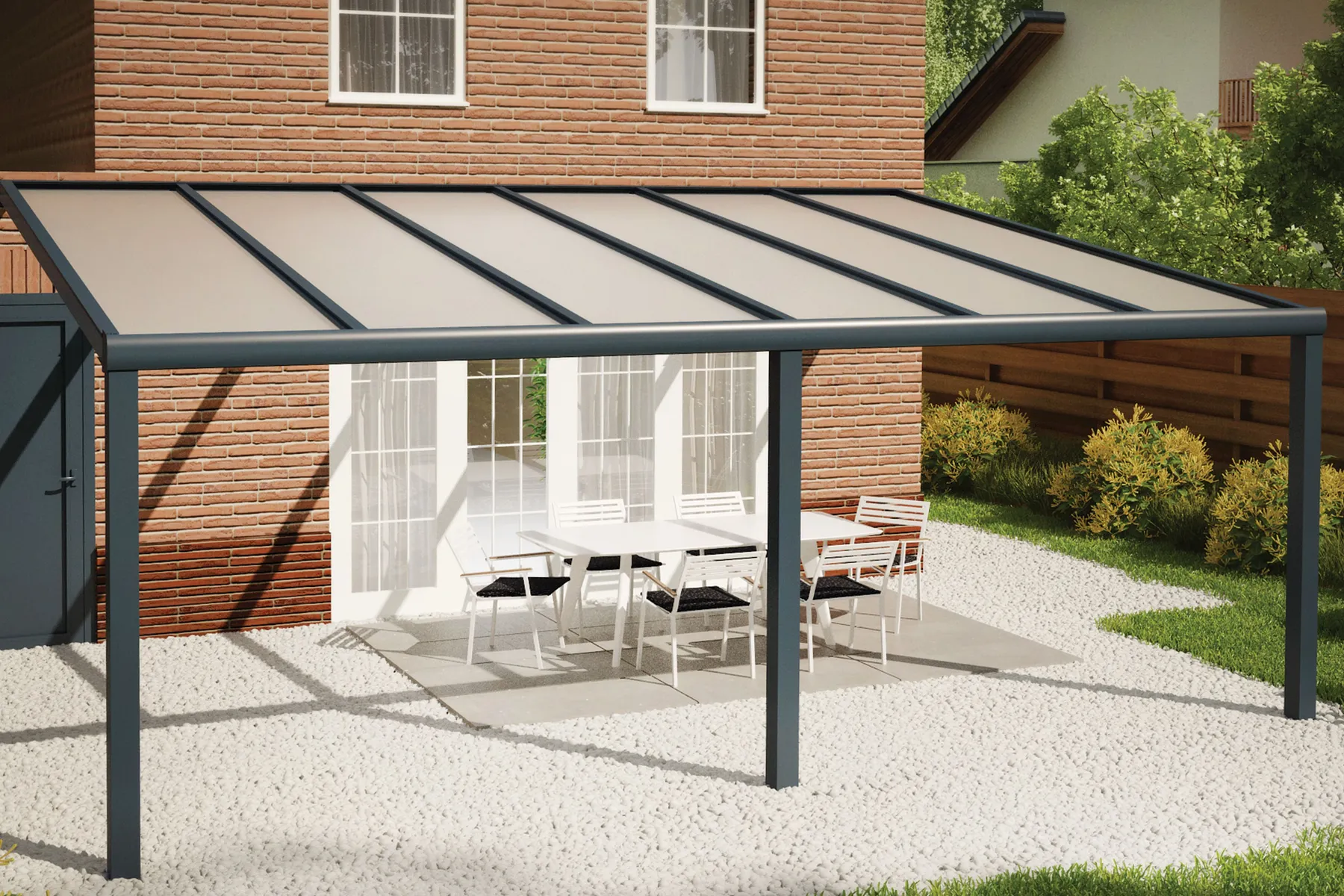 Fonteyn | Veranda Comfortline x 400 cm RAL7016 Grijs