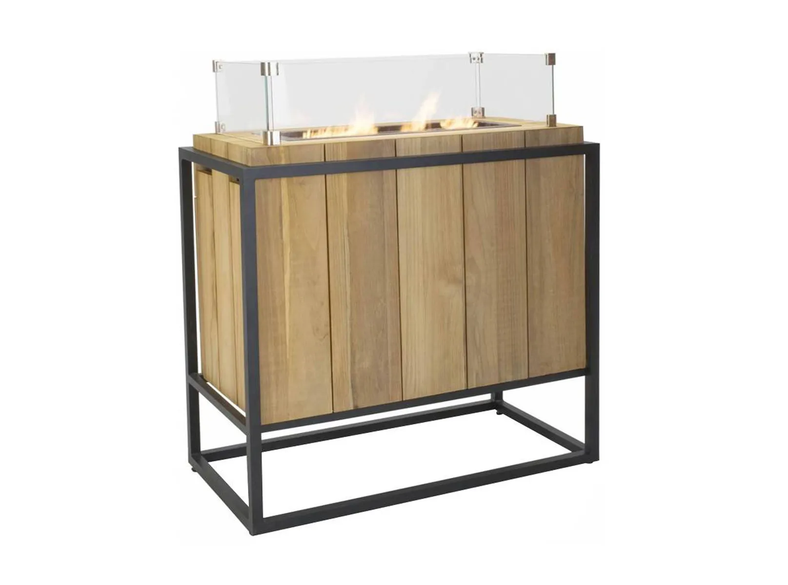 Cosi | Cosiloft Divider | Zwart - Teak (Excl. Glas)