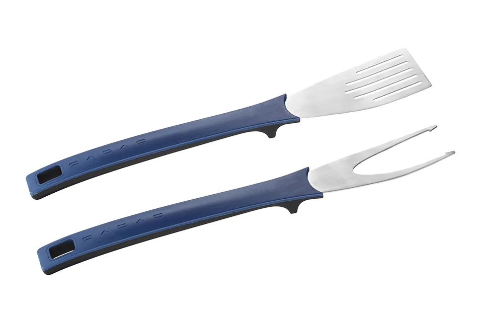 CADAC | BBQ Spatel & Vork | Magnetisch| Blauw CADAC | BBQ Spatel & Vork | Magnetisch| Blauw