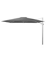 4 Seasons Outdoor | Zweefparasol Siesta Premium 300 x 300 cm | Wit-Charcoal