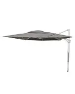 4 Seasons Outdoor | Zweefparasol Siesta Premium 300 x 400 cm | Wit-Charcoal