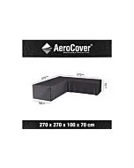 AeroCover | Loungesethoes 270 x 270 x 100 x 70(h) cm | L-vorm