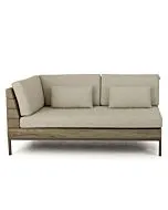Apple Bee | Loungebank Long Island 2-zits Rechts | Coastal Teak