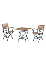 4 Seasons Outdoor | Bistroset Bellini | Zwart-Teak