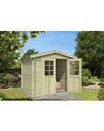 Outdoor Life Products | Tuinhuis Ingo 230 x 175 | Geïmpregneerd | Olijfgroen