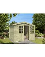 Outdoor Life Products | Tuinhuis Ingo 230 x 230 | Geïmpregneerd | Olijfgroen