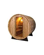 Barrel Sauna | Fonteyn Rustic 6 Ft. | Buitensauna | Red Cedar | Uniek design