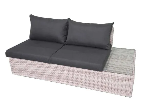 Fonteyn | Loungebank 2-zits Links Salou | Halfmoon Light Grey