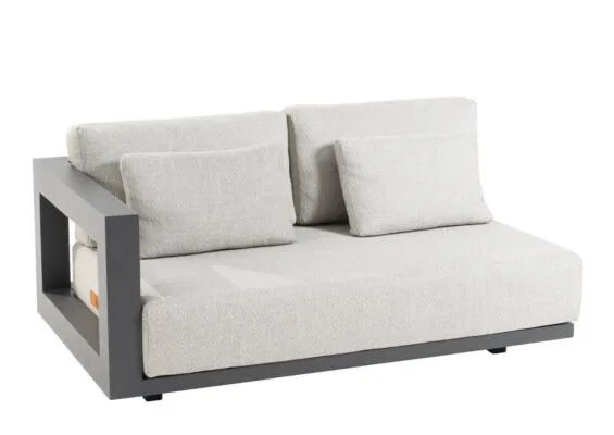 4 Seasons Outdoor | Loungebank 2,5-zits Metropolitan Rechts