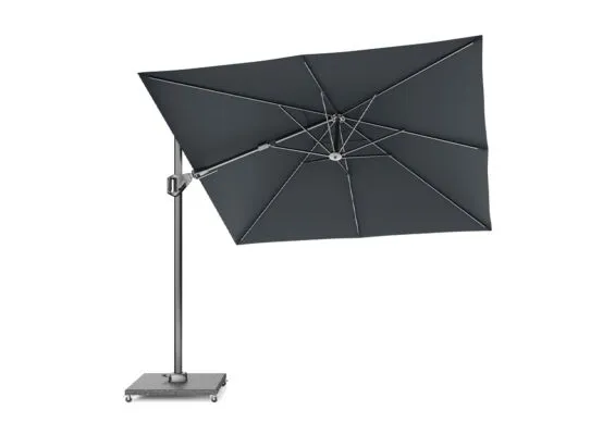 Platinum | Zweefparasol Voyager T² 270 x 270 cm | Faded Black