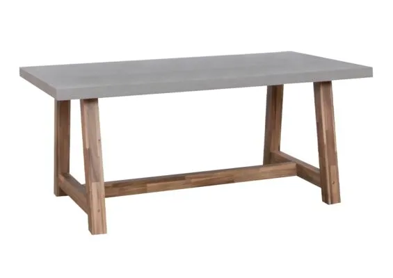 Fonteyn | Tuintafel Monda 180 x 100 cm | Betonlook/Acacia