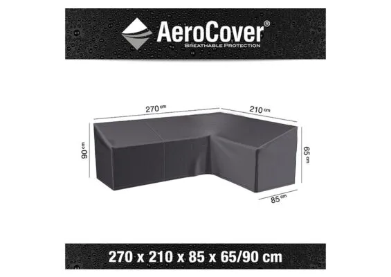 Loungesethoes AeroCover Platinum 270 x 210 cm Rechts