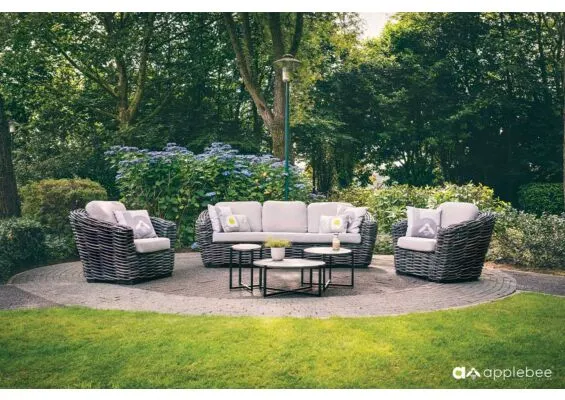 Apple Bee | Loungeset Palm Bay | Black Wash