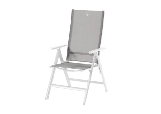 Hartman | Tuinstoel Aruba Verstelbaar| White Grey