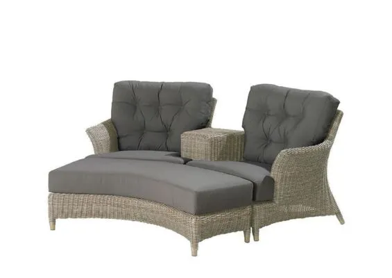 4 Seasons Outdoor | Loveseat 2-delig | Pure