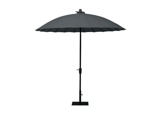 Fonteyn 4 Seasons Outdoor Parasol Shanghai 250 cm | Charcoal aanbieding