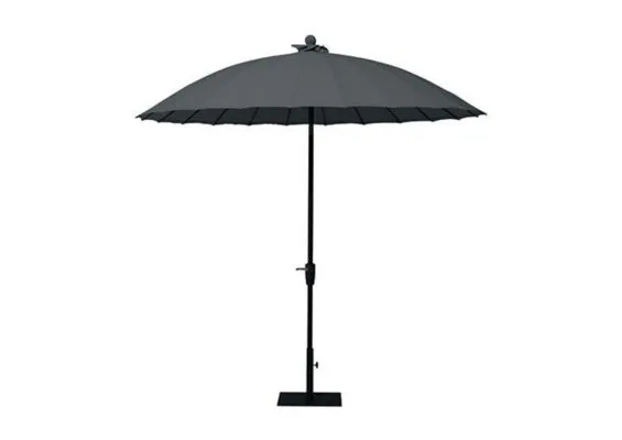 Fonteyn 4 Seasons Outdoor Parasol Shanghai 300 cm | Charcoal aanbieding