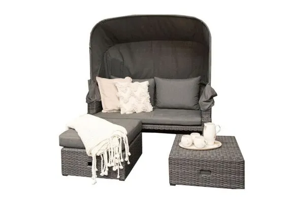 Fonteyn | Loungebed Seano | Antraciet