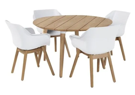 Hartman | Tuinset Sophie | Wit Teak