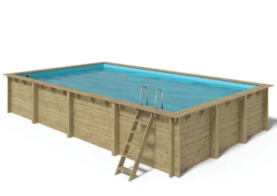 Fonteyn | Houten Zwembad Rechthoek 800x400x145 cm