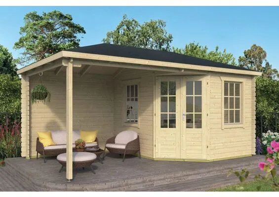 Tuindeco | Tuinhuis Kennet met Overkapping