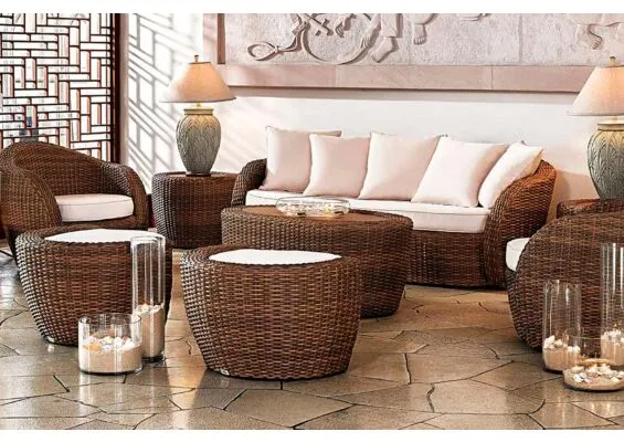 Lotus Loungeset Wicker Tan Artie Garden Tuinmeubelen