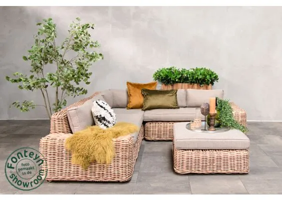 Wicker loungeset kopen? Bekijk het aanbod Fonteyn