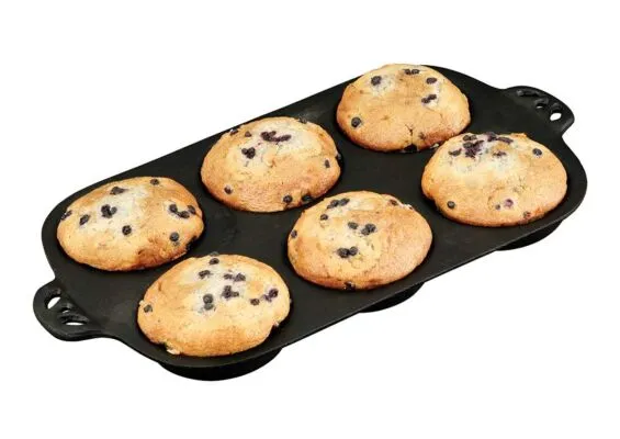 Camp Chef | Muffin Bakvorm | Gietijzer | Ø 9,5cm