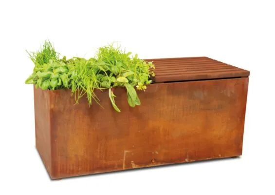 OFYR | Herb Garden Bench | Corten