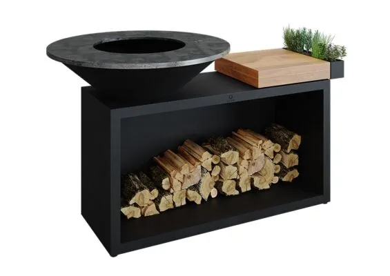OFYR | Island 100 | Black - Teak Wood