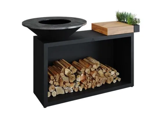OFYR | Island 85 | Black - Teak Wood