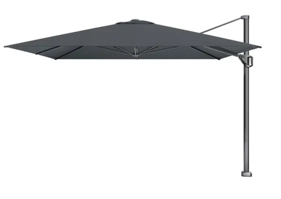 Platinum | Zweefparasol Challenger T¹ Premium 350 x 350 cm | Faded Black