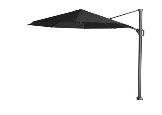 Platinum | Zweefparasol Challenger T¹ Ø350 cm | Zwart