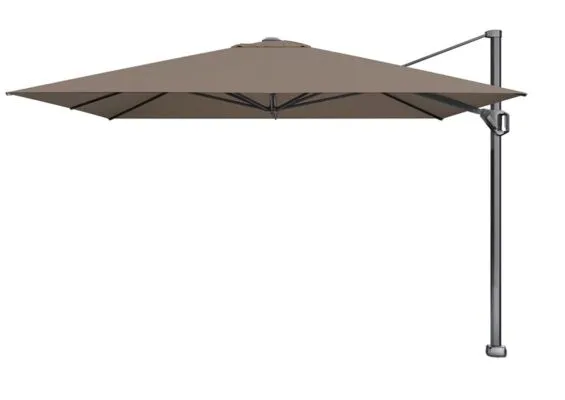 Platinum | Zweefparasol Challenger T¹ Premium 350 x 350 cm | Havanna